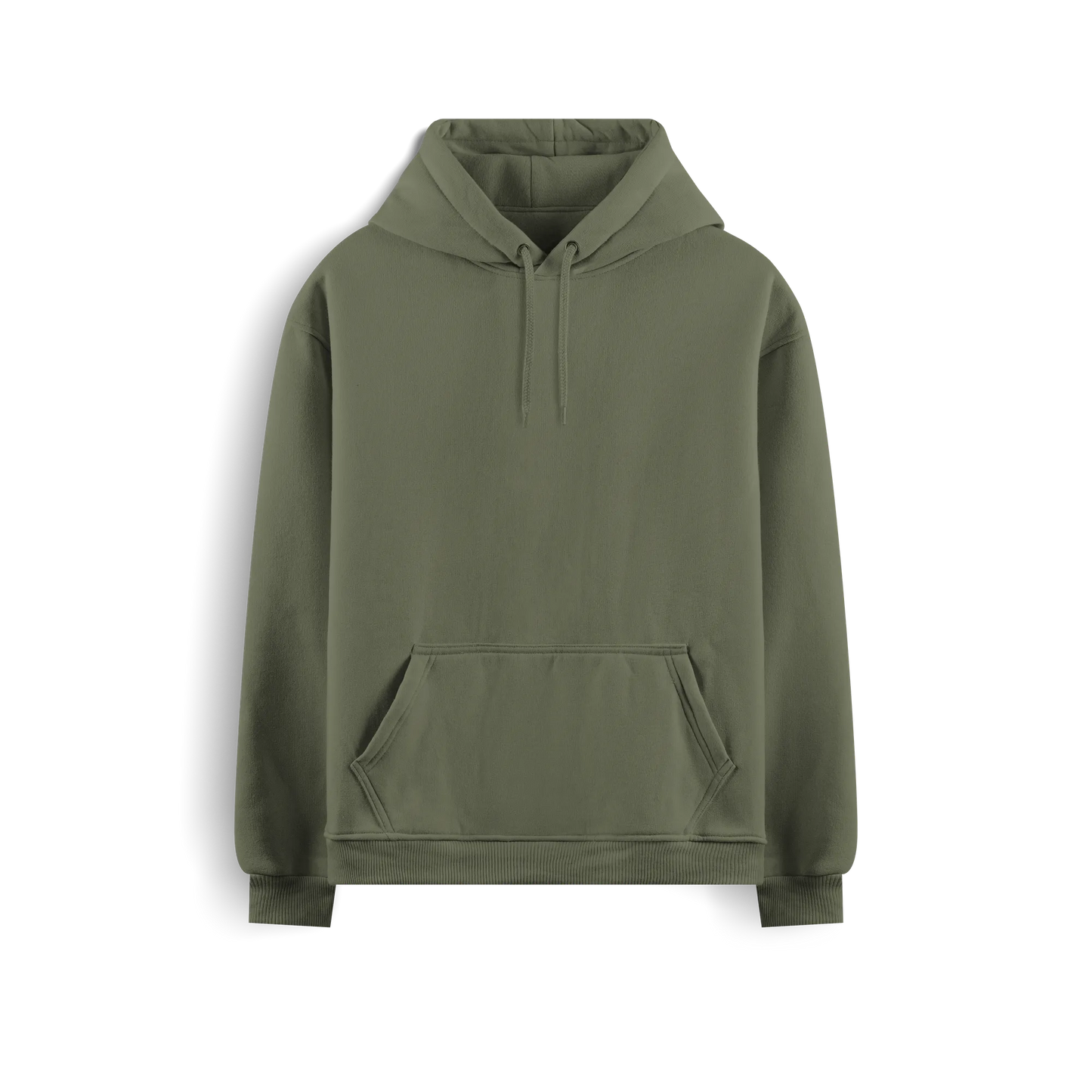 Olive Green - Hoodie - Solid