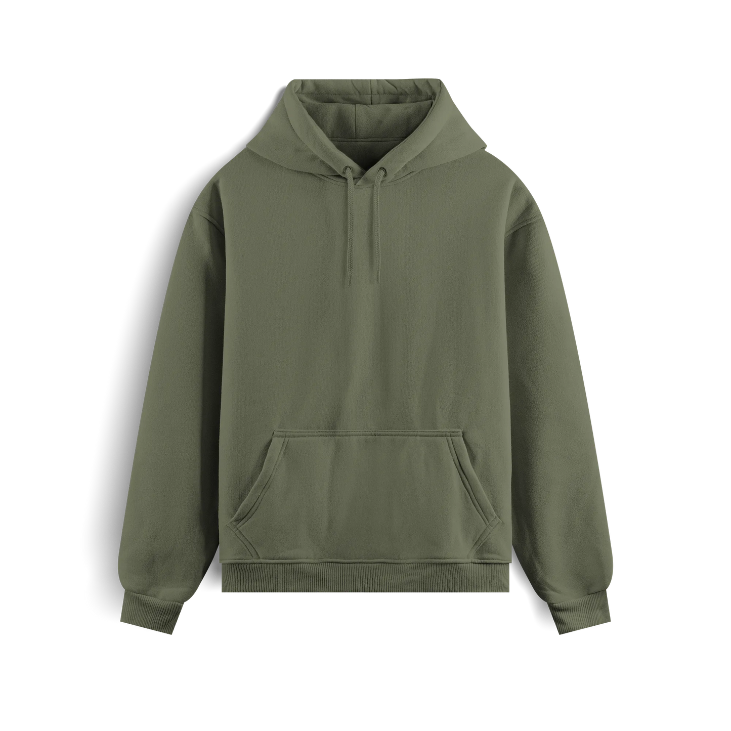 Olive Green - Hoodie - Solid