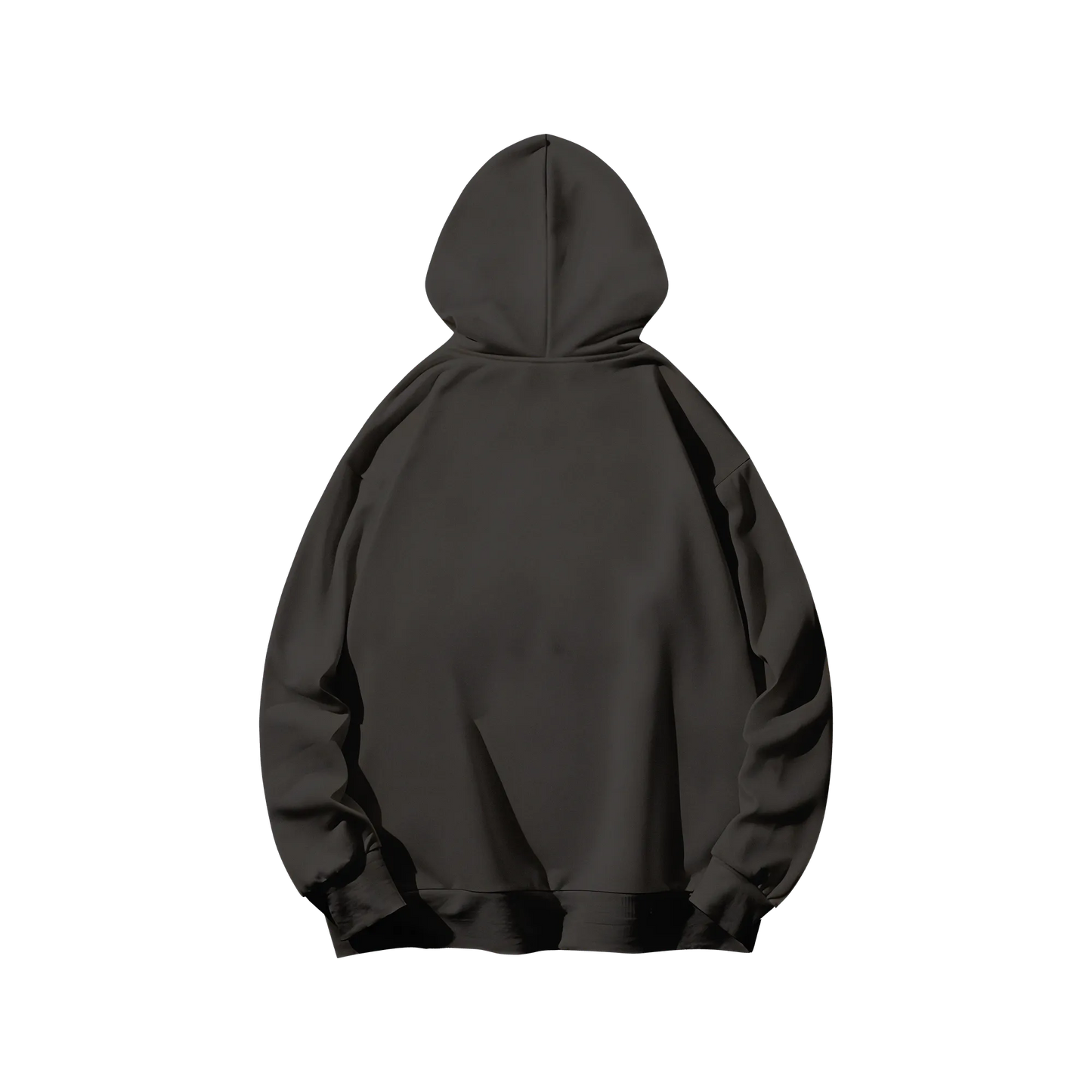 Black - Oversized Hoodie - Solid