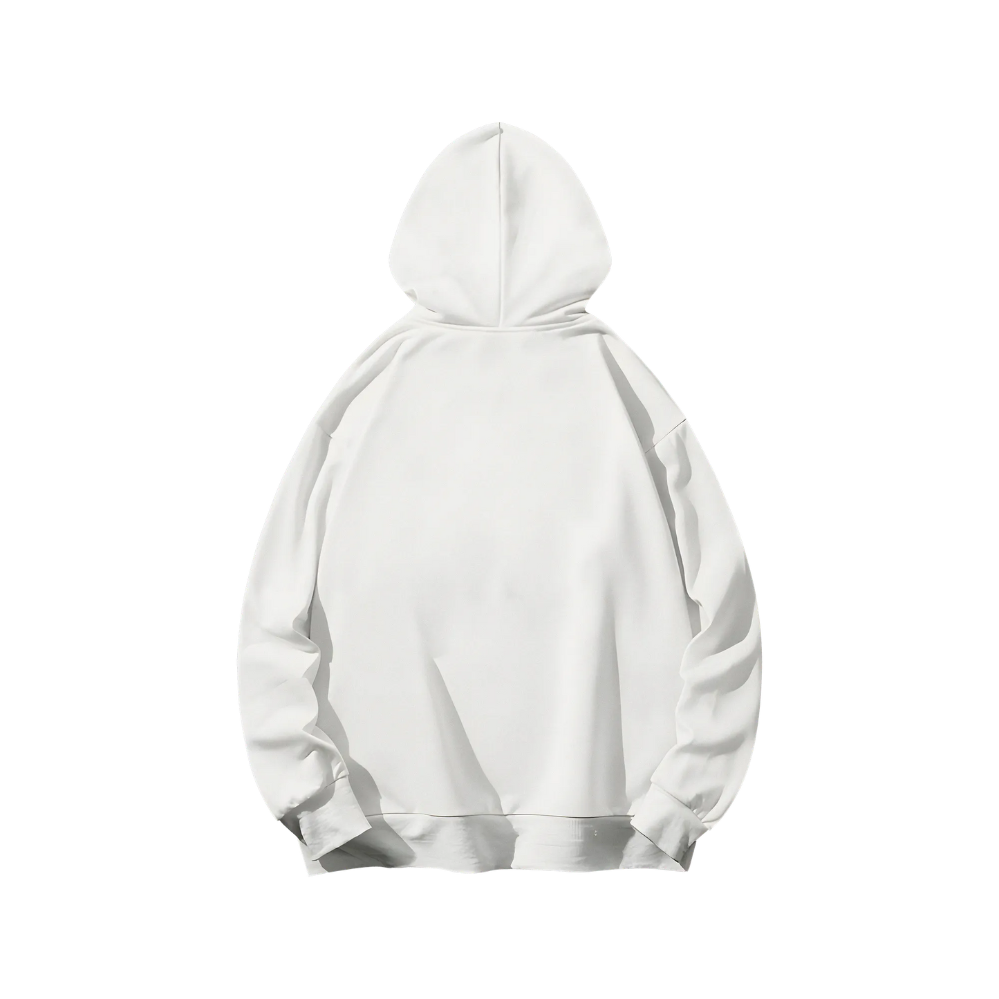 White - Oversized Hoodie - Solid