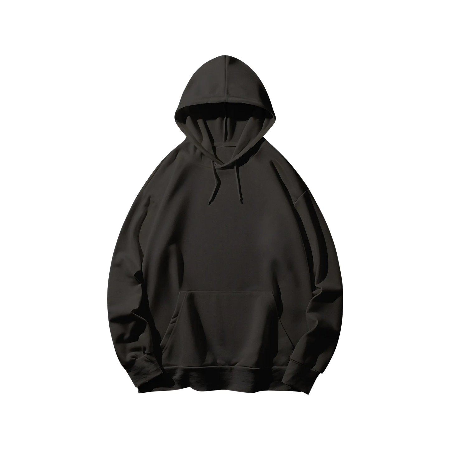 Black - Oversized Hoodie - Solid