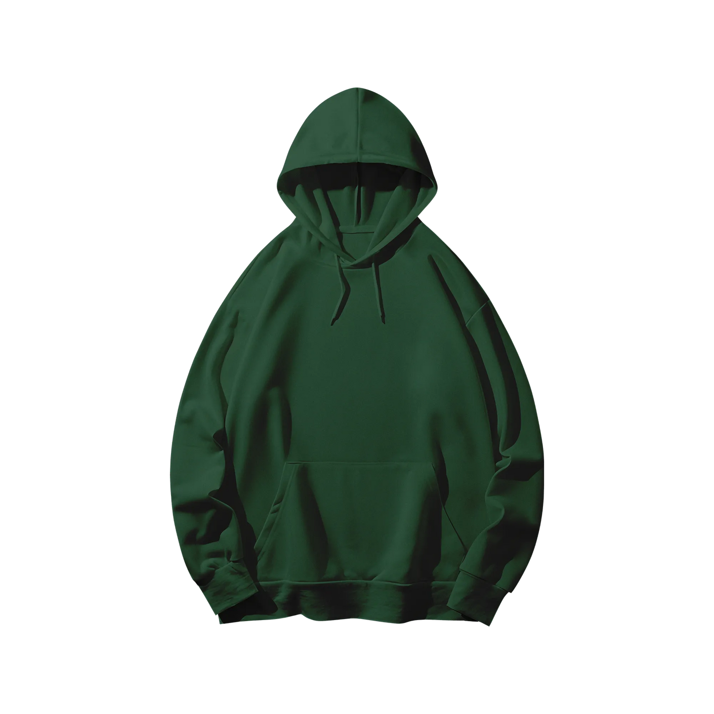 Green - Oversized Hoodie - Solid