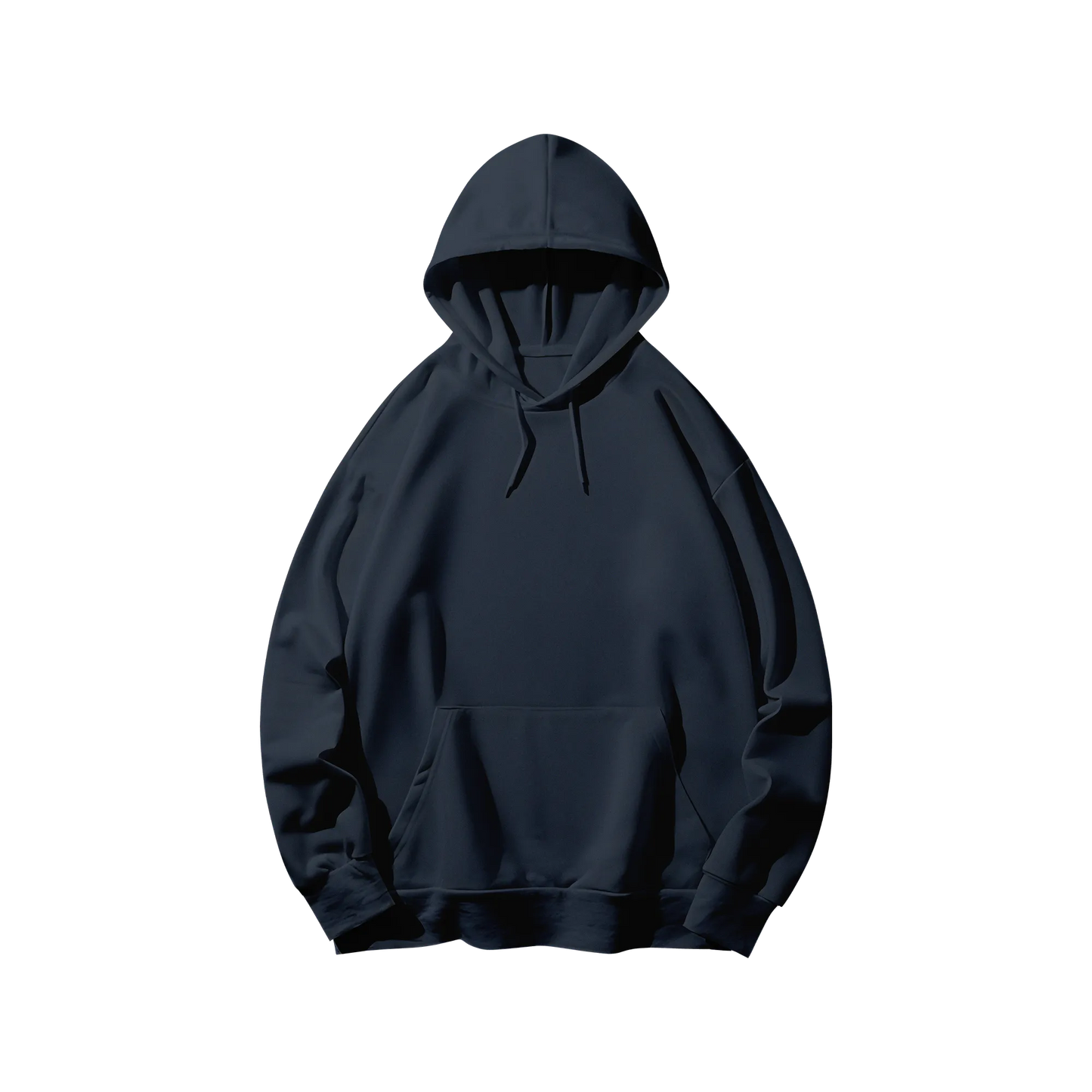Navy Blue - Oversized Hoodie - Solid