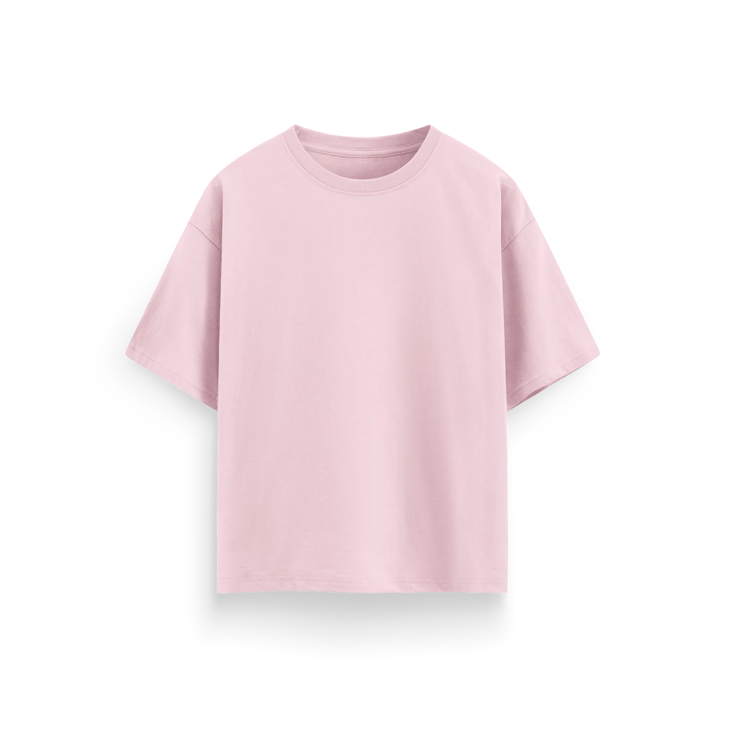 Baby Pink - Oversized - Solid T-Shirt