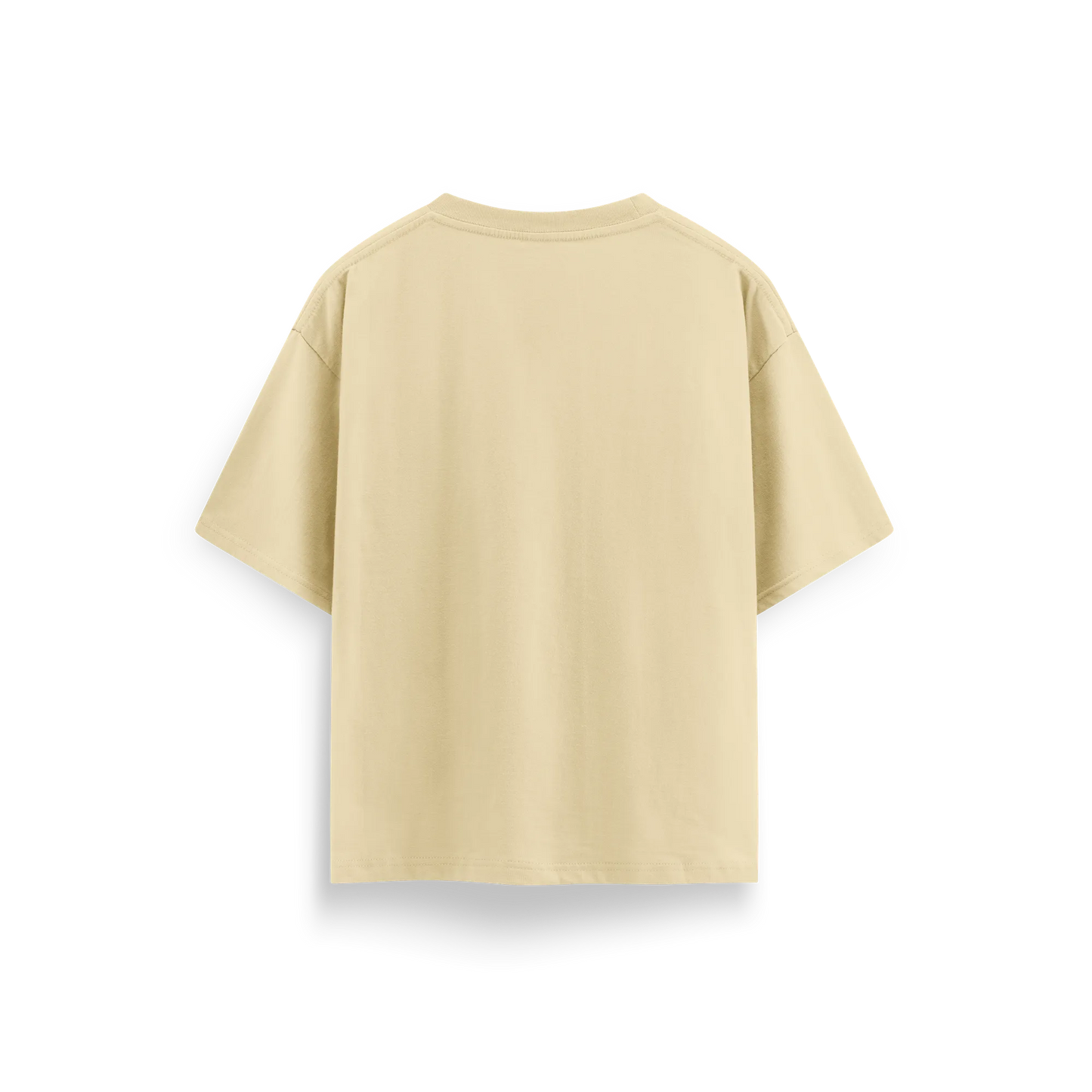Beige - Oversized - Solid T-Shirt