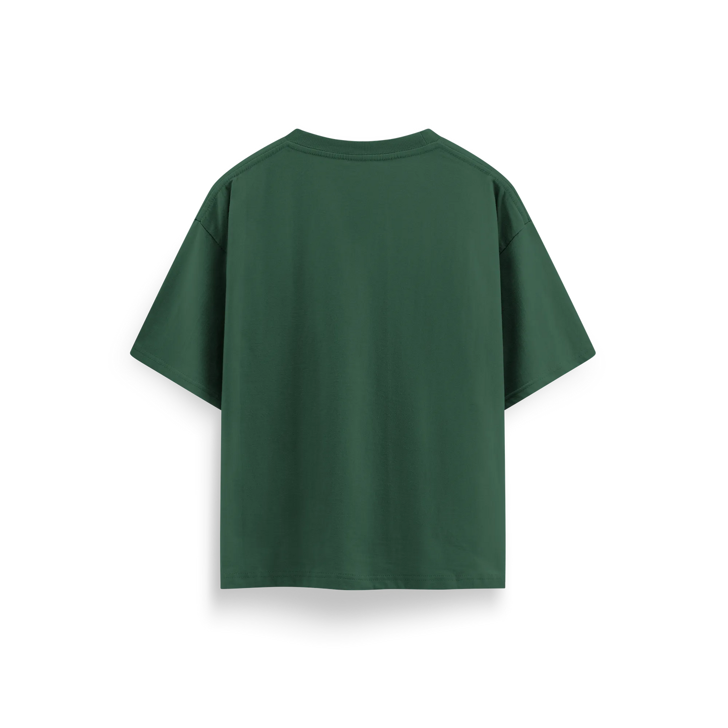 Green - Oversized - Solid T-Shirt