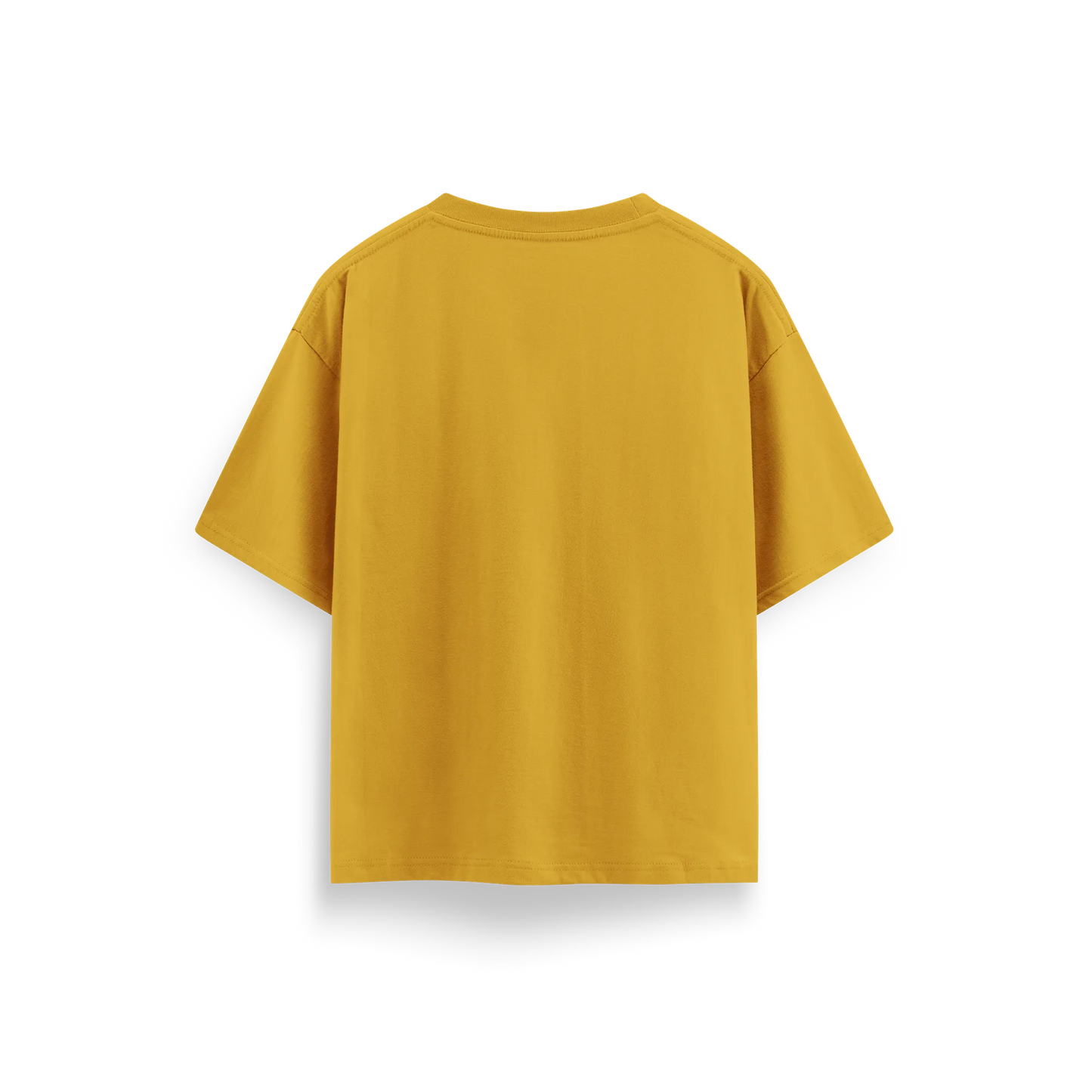 Mustard Yellow - Oversized - Solid T-Shirt
