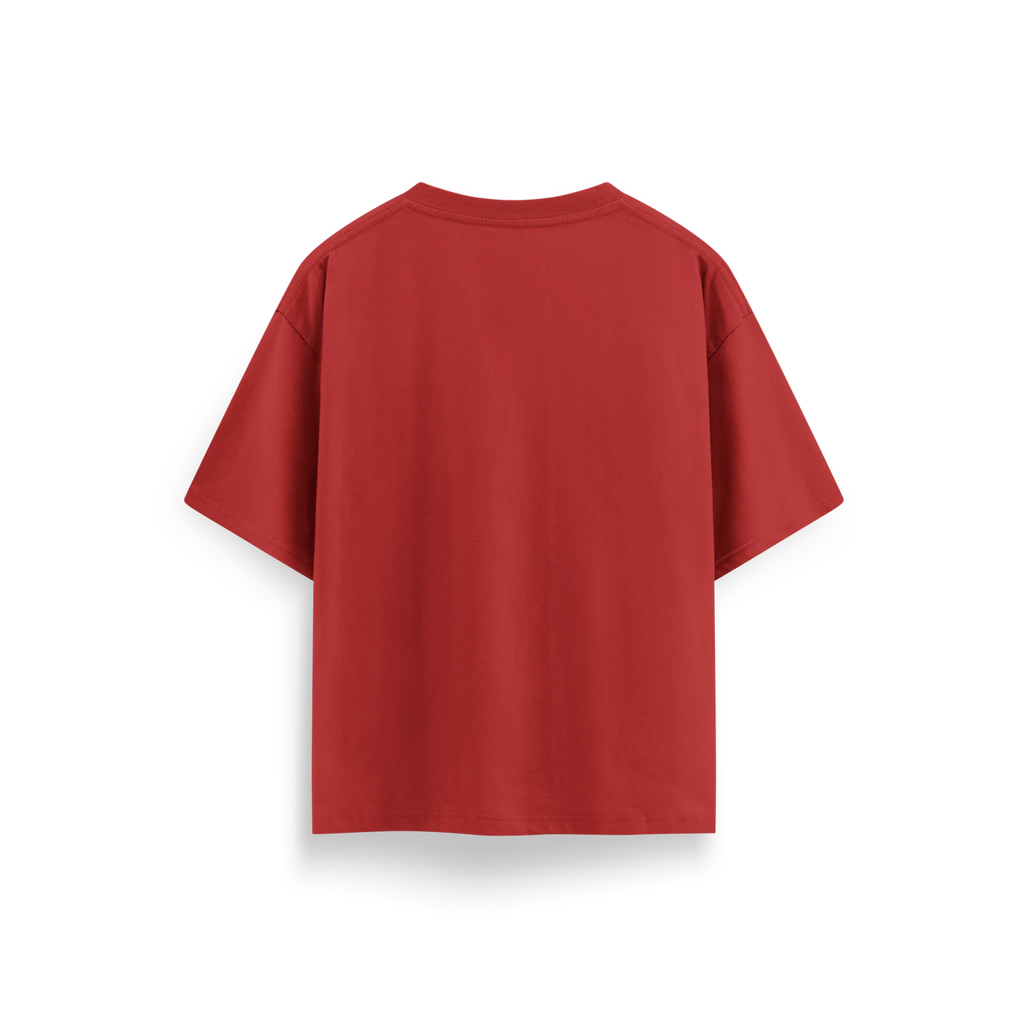 Red - Oversized - Solid T-Shirt