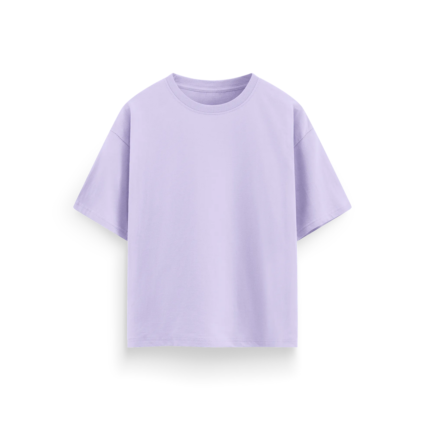 Lavender - Oversized - Solid T-Shirt