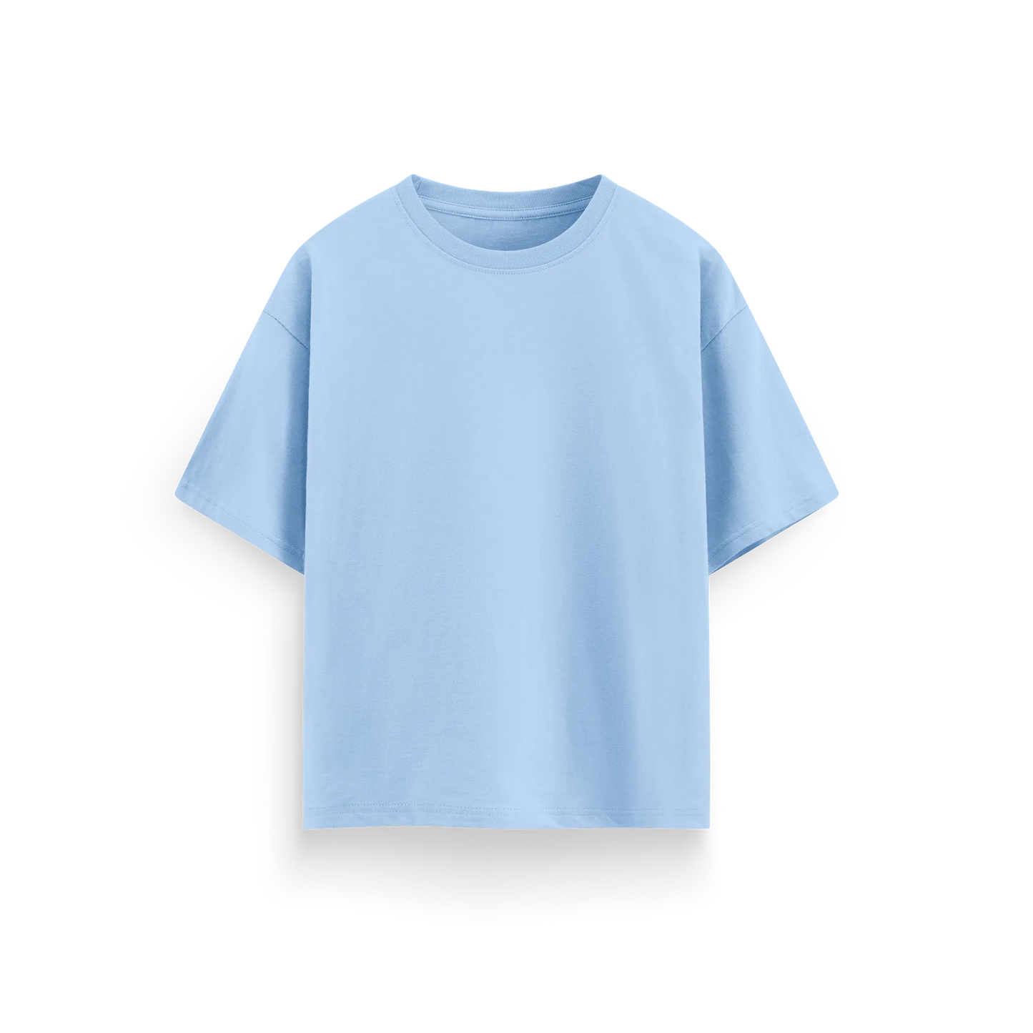 Baby Blue - Oversized - Solid T-Shirt