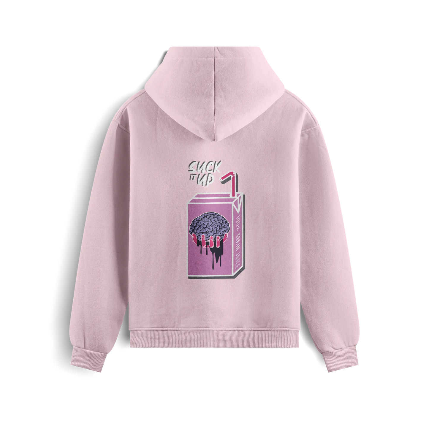 Suck It Up - Baby Pink - Hoodie