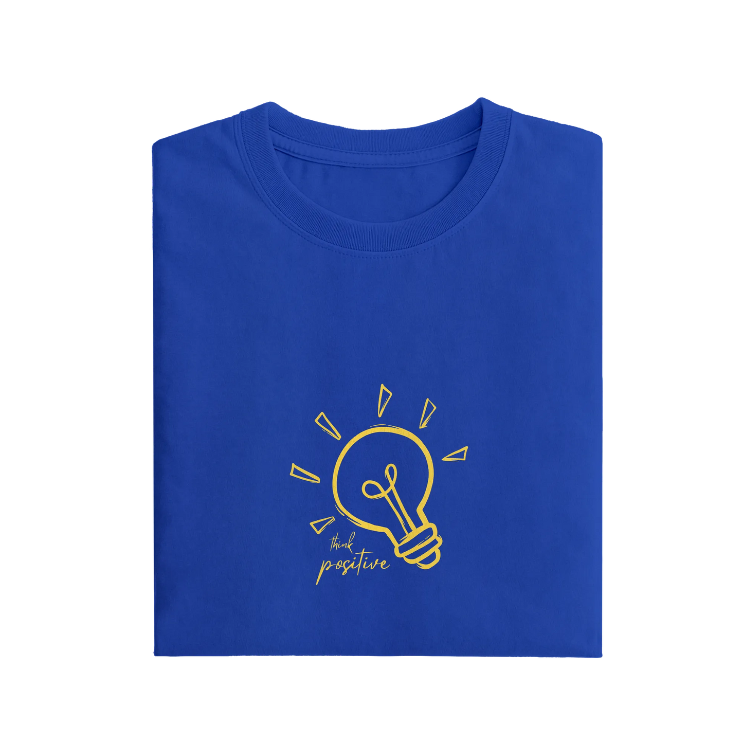 Think Positive - Royal Blue - T-Shirt