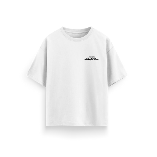 Toyota Supra - White - Oversized T-Shirt