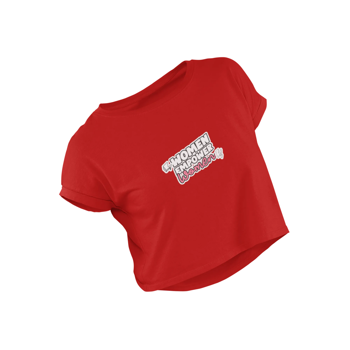 Women Empower Women - Red - Croptop