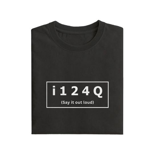 1234Q - Black - T-Shirt