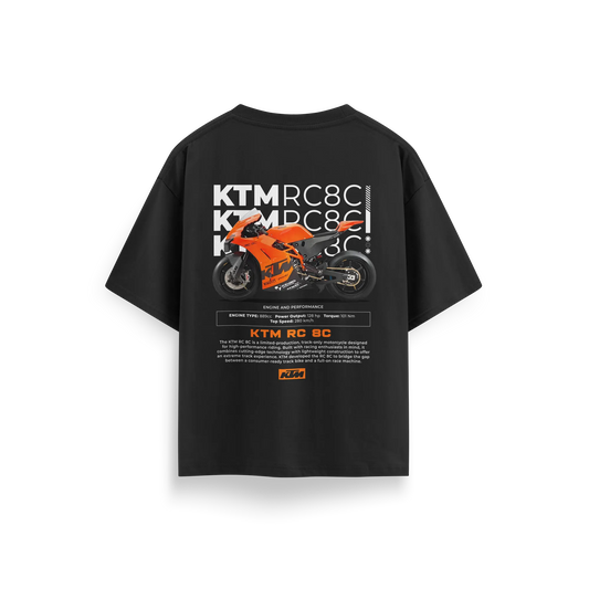 KTM - Black - Oversized T-Shirt