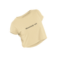 Absolutely Not - Beige - Croptop