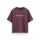 Absolutely Not - Maroon - Oversized T-Shirt