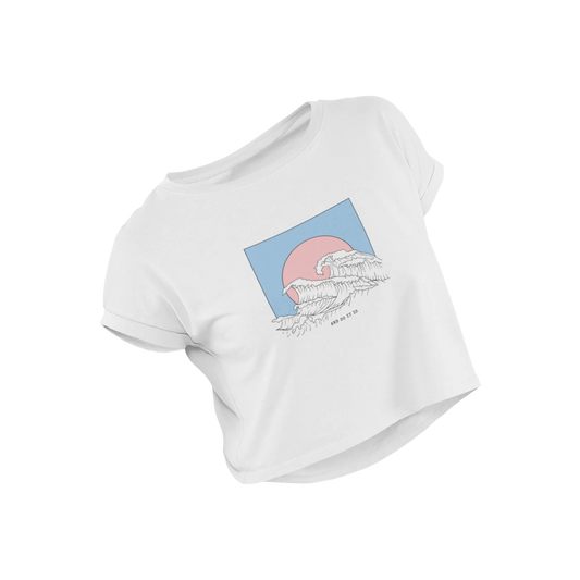 And So It Is - White - Croptop