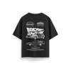 Back To The Future - Black - Oversized T-Shirt