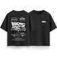 Back To The Future - Black - Oversized T-Shirt