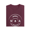 Barbell - Maroon - T-Shirt