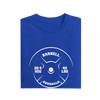 Barbell - Royal Blue - T-Shirt