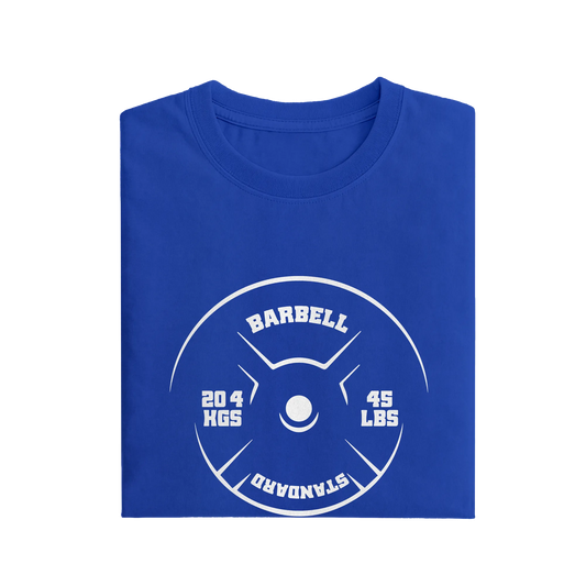 Barbell - Royal Blue - T-Shirt
