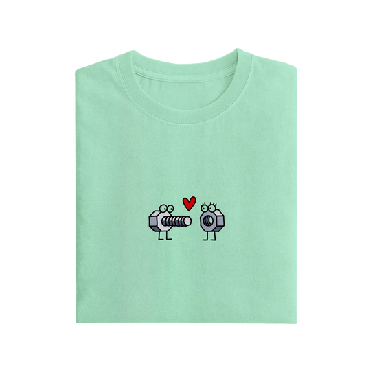 Bolt And Nut - Mint - T-Shirt