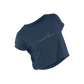 Cat - Navy Blue - Croptop