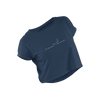 Cat - Navy Blue - Croptop