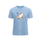 Cat Sleeping - Baby Blue - T-Shirt