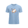 Cat Sleeping - Baby Blue - T-Shirt