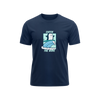 Catch The Wave - Navy Blue - T-Shirt