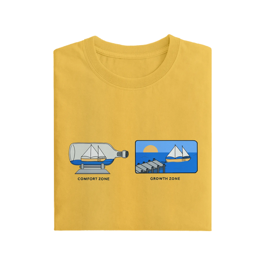Comfort Zone Growth Zone - Yellow - T-Shirt