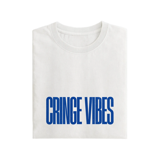 Cringe Vibes - White - T-Shirt