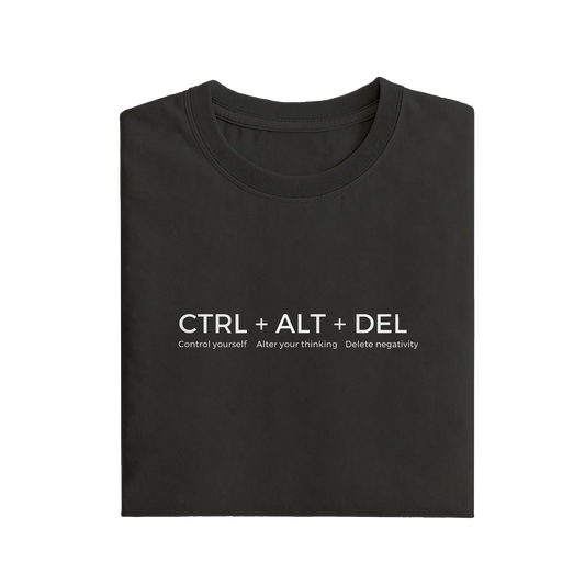 Ctrl Alt Del - Black - T-Shirt