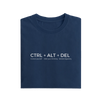 Ctrl Alt Del - Navy Blue - T-Shirt