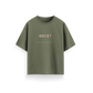Doubt - Olive Green - Oversized - T-Shirt