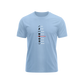 Eat Pray Train Study Work Sleep Repeat - Baby Blue - T-Shirt