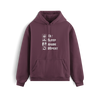 Eat Sleep Anime Repeat - Maroon - Hoodie
