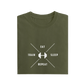 Eat Sleep Repeat Train - Olive Green - T-Shirt