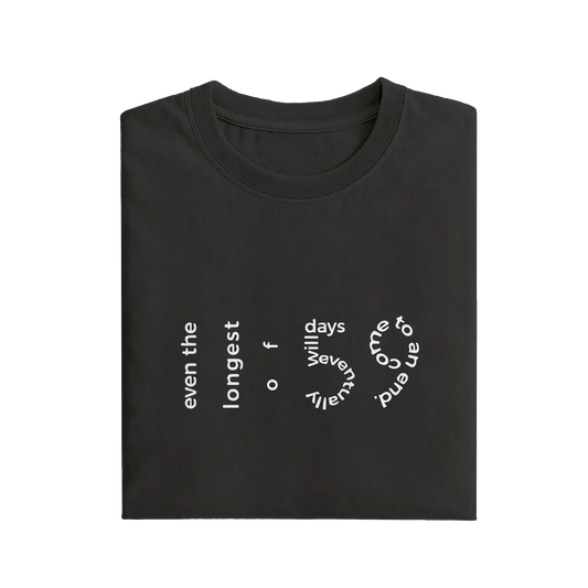 Even The Longest - Black - T-Shirt