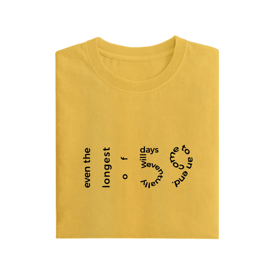Even The Longest - Yellow - T-Shirt