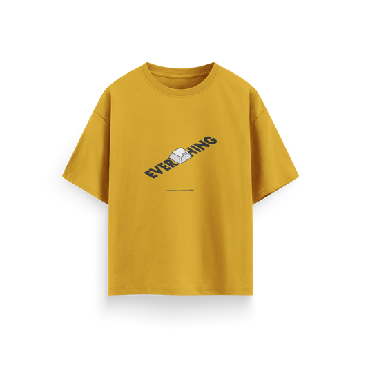 Everything - Mustard Yellow - Oversized - T-Shirt