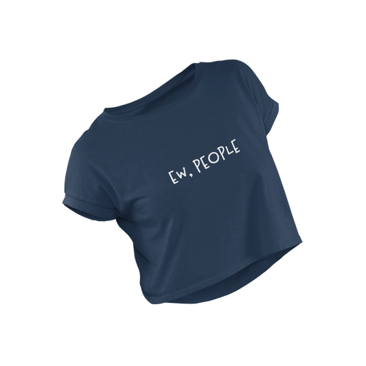 Ew People - Navy Blue - Croptop