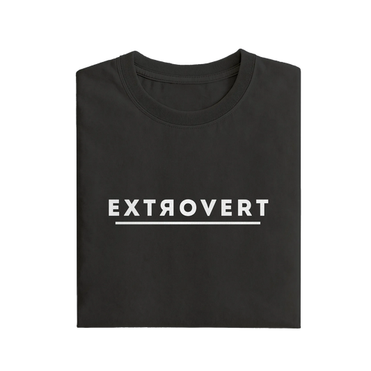 Extrovert - Black - T-Shirt