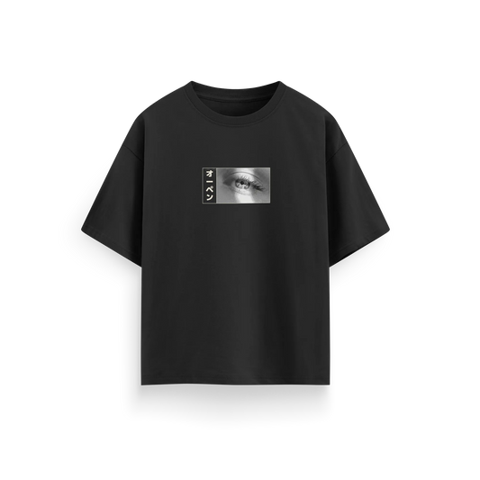 Eyes Wide Open - Black - Oversized T-Shirt