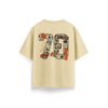 Famous - Beige - Oversized  T-Shirt