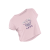 Feel The Love - Baby Pink - Croptop